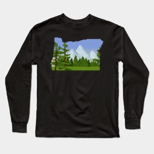 Oregon State Outline Long Sleeve T-Shirt